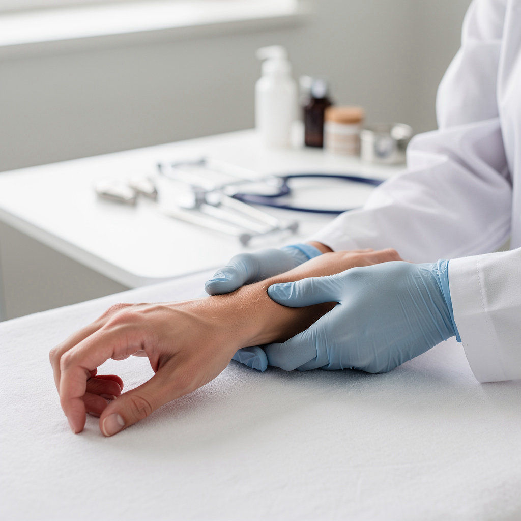 Benbow Christopher MD La Jolla physician providing attentive medical consultation in a modern La Jolla clinic